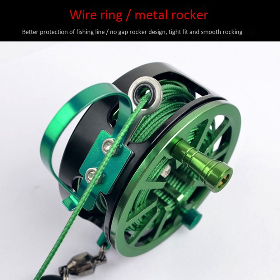 ステンレス鋼の釣りロックバックル、リールライブフィッシュロッ - Fly Reel のレビューと価格