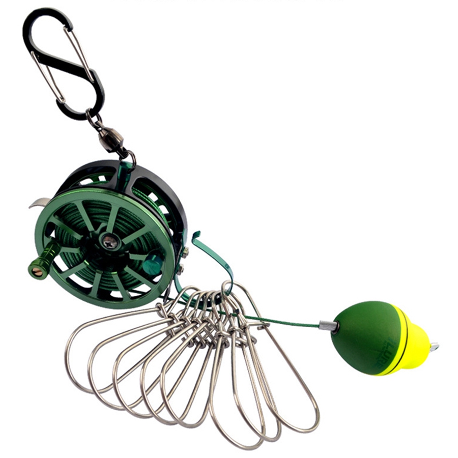 ステンレス鋼の釣りロックバックル、リールライブフィッシュロッ - Fly Reel のレビューと価格
