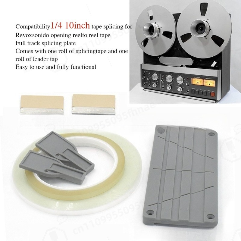 1/4 インチオーディオテープスプライシングキットテープ接合 - Reel Repair Kit のレビューと価格